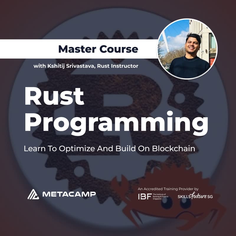 Cover Image for Rust Programming On Blockchain (30 hours)