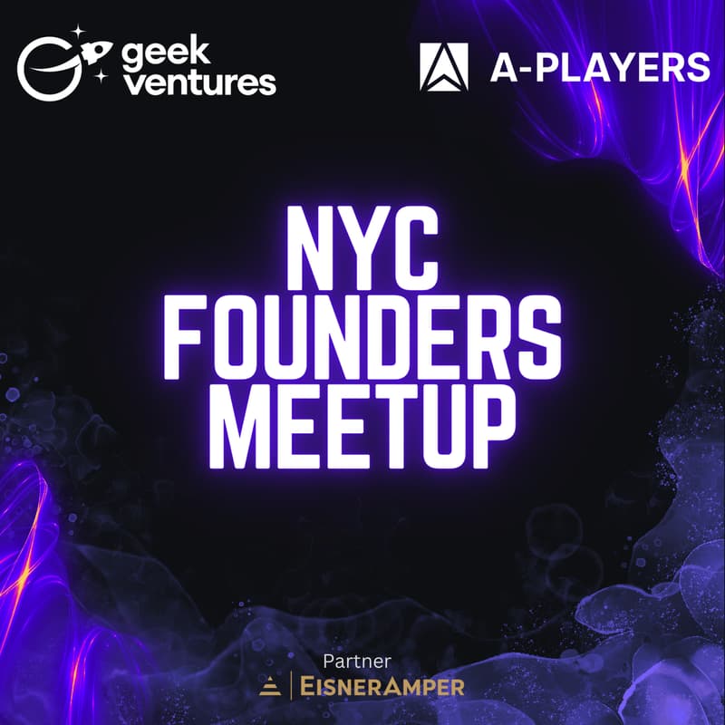 Cover Image for NYC Founders meetup with Geek Ventures and A-Players