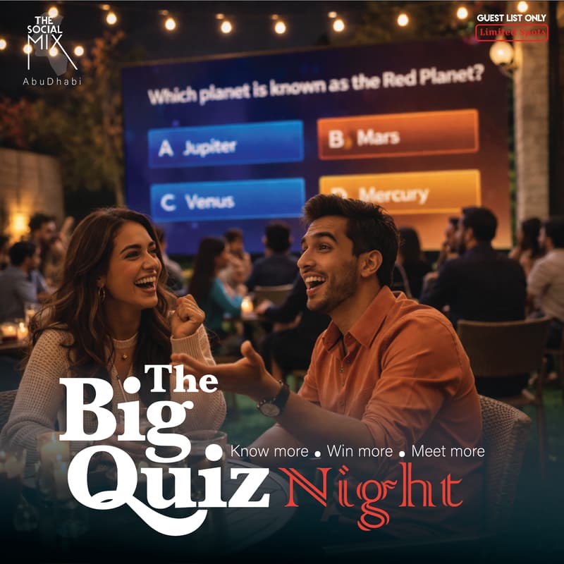 Cover Image for The Big Quiz Night | Abu Dhabi