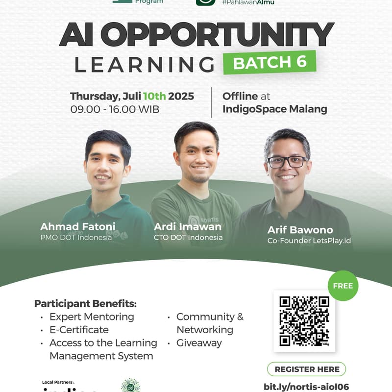 Cover Image for [Offline] AI Opportunity Learning by Nortis & Remote Skill Academy #Batch 6
