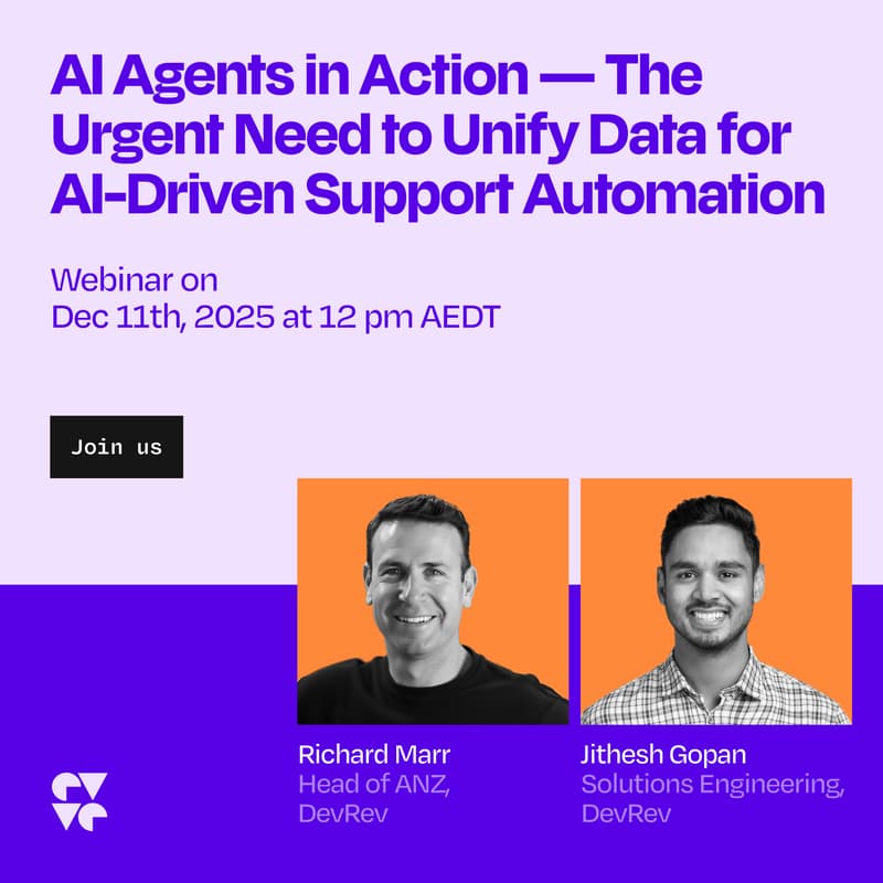 Cover Image for AI Agents in Action — The Urgent Need to Unify Data for AI-Driven Support Automation