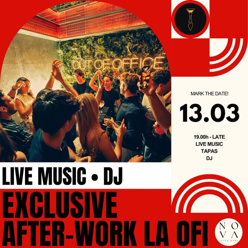 Cover Image for EXCLUSIVE AFTER-WORK ✨ Networking At La Ofi - Live Music & DJ ✨ 13.03