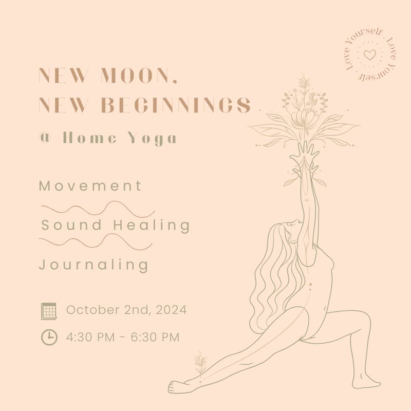 Cover Image for New Moon, New Beginnings: Yoga & Healing Session