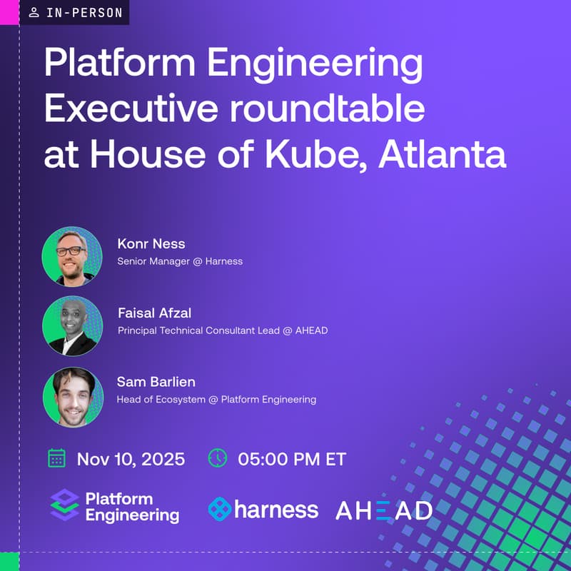 Cover Image for Platform Engineering Executive roundtable at House of Kube, Atlanta