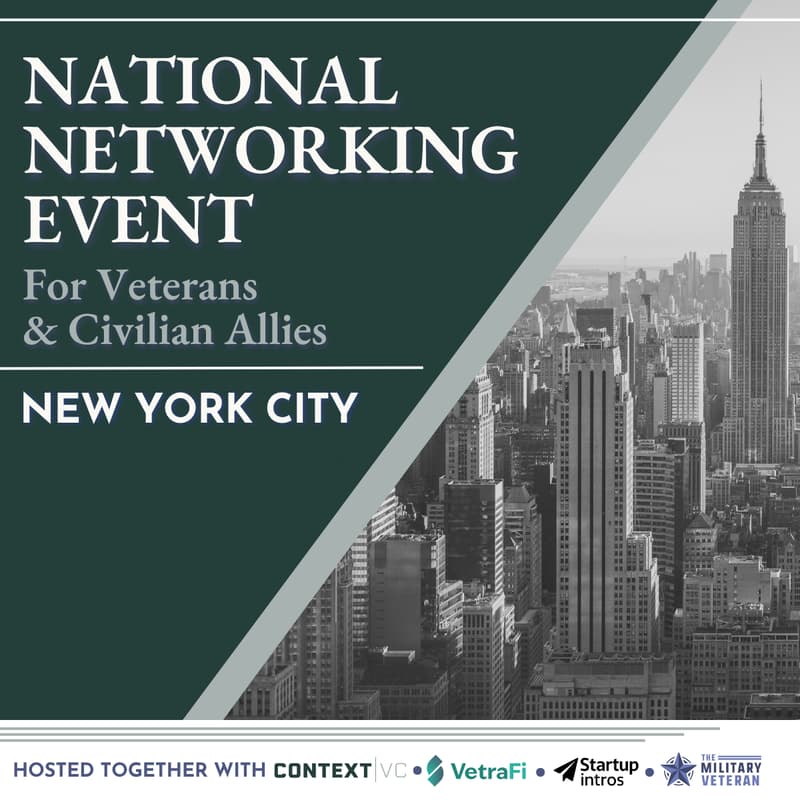 Cover Image for NYC Military Veteran & Allies Networking