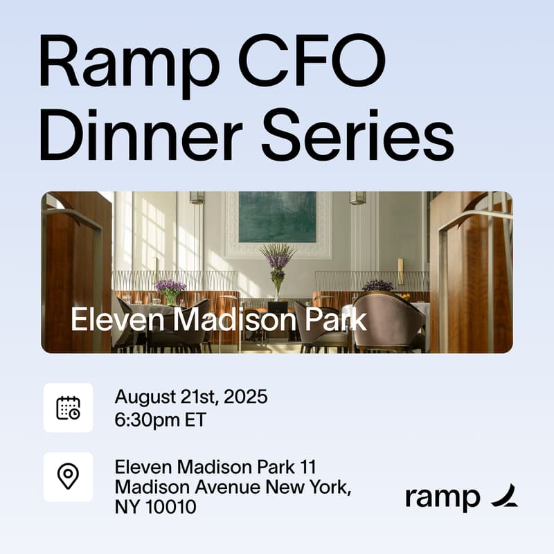 Luma Ramp Ramp CFO Dinner Series- Eleven Madison Park · Luma