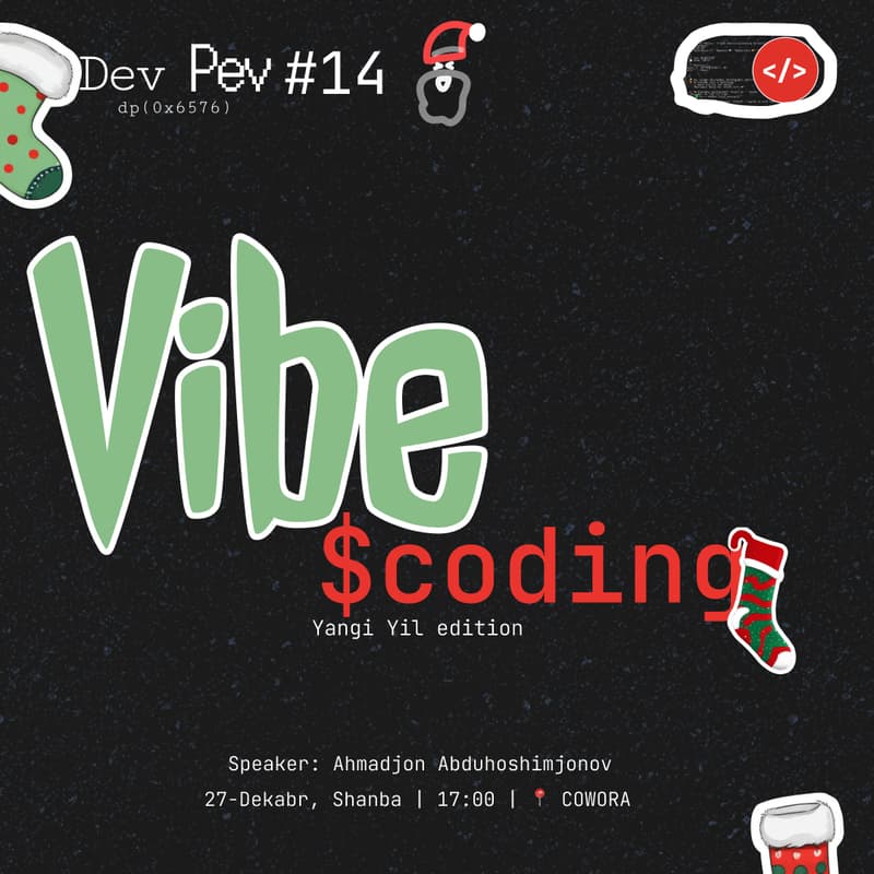 Cover Image for DevPev meetup #14 🎅