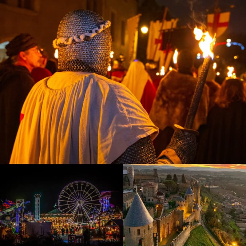 Foto de portada de 🎄🇫🇷✨ Carcassonne Navideña + Marcha de las Antorchas 2025 – Evento Anual Único 🕯️🏰