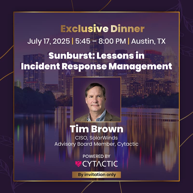 Cover Image for Sunburst: Lessons in Incident Response Management with Tim Brown