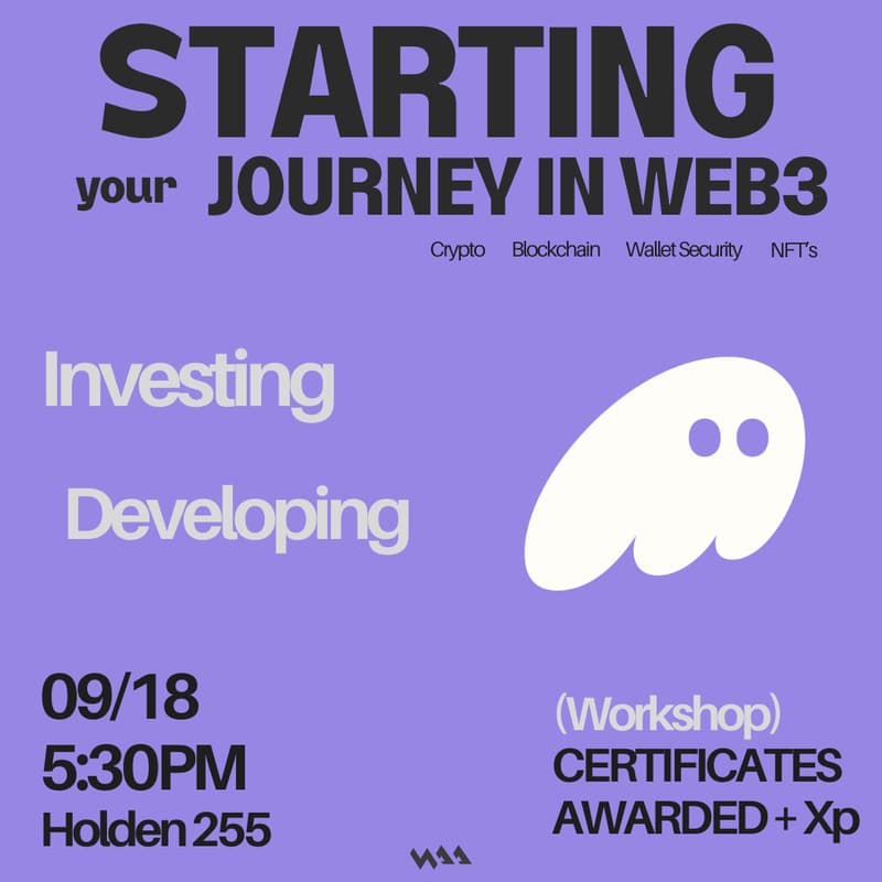 Cover Image for Starting Your Journey in Web3. (Workshop)
