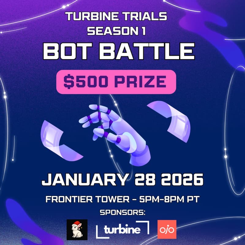 Cover Image for Turbine Trials S1: Win $500 Building Trading Agents! - Open Registration