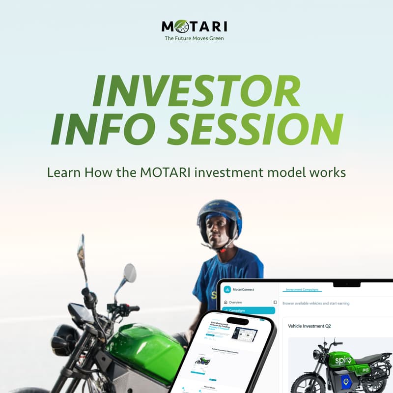 Cover Image for MOTARI: Investor Info Session – Electric Mobility Opportunity
