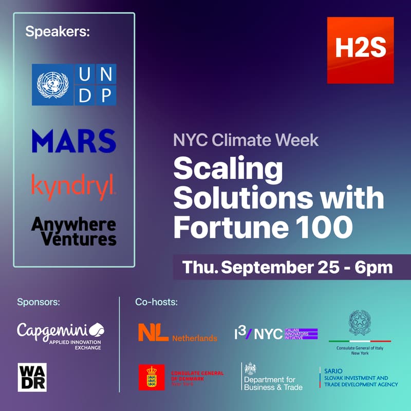 Cover Image for NYC Climate Week - Scaling Solutions with Fortune 100
