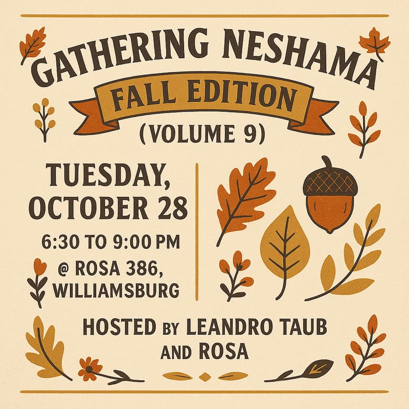 Cover Image for Gathering Neshama | ๐ Fall Edition (Volume 9)
