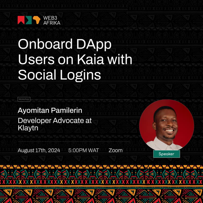 Cover Image for Onboard DApp Users on Kaia with Social Logins