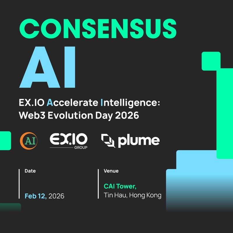 Cover Image for Consensus AI - EX.IO Accelerate Intelligence: Web3 Evolution Day 2026