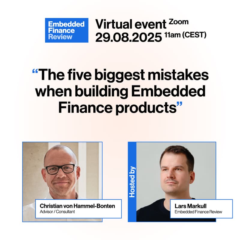 Cover Image for The five biggest mistakes when building Embedded Finance products