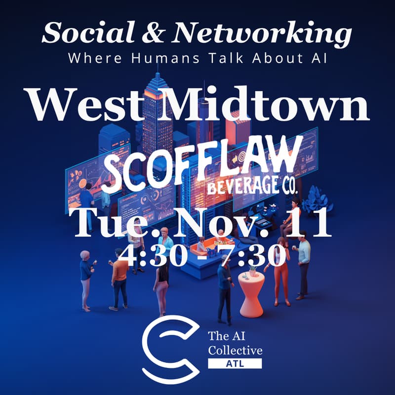 Cover Image for The AI Collective ATL | Social & Networking @ Dr. Scofflaws W. Midtown
