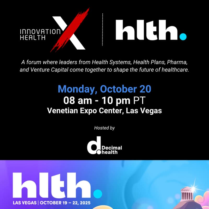 Cover Image for Innovation X Health I Partner Program @ HLTH 2025