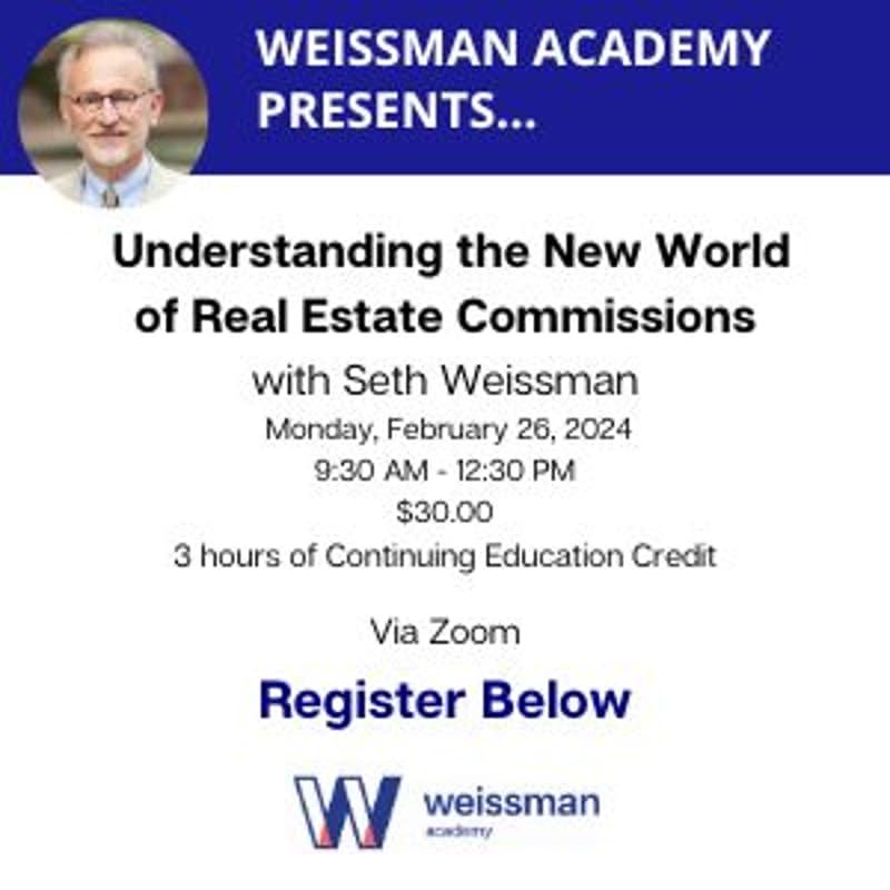 Cover Image for Understanding the New World of Real Estate Commissions with Seth Weissman (Open)