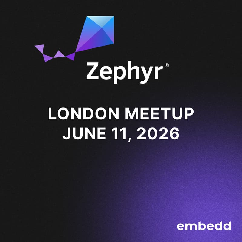 Cover Image for Zephyr Project Meetup - London
