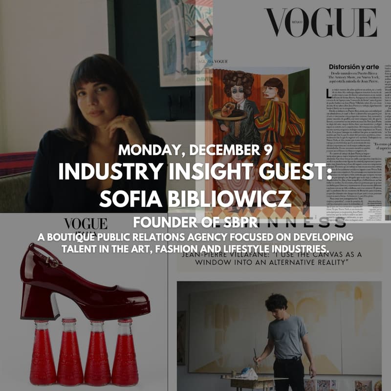 Cover Image for Industry Insight Panel: Sofia Bibliowicz, Founder of SBPR
