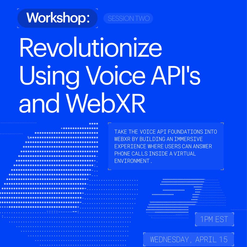 Cover Image for Revolutionize How You Think About Voice APIs & WebXR (part 2)