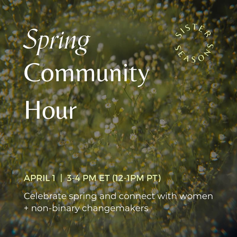 Cover Image for Spring Community Hour