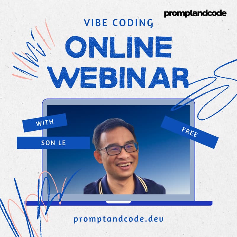 Cover Image for Vibe Coding 101 with AI: Online Free Webinar
