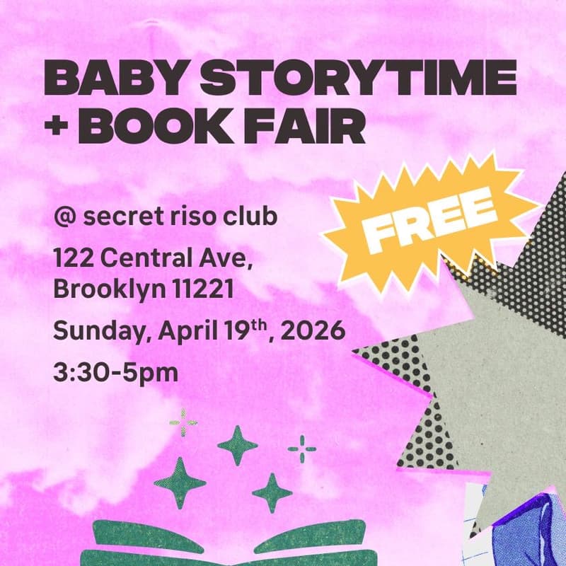 Cover Image for Baby Storytime + Book Fair
