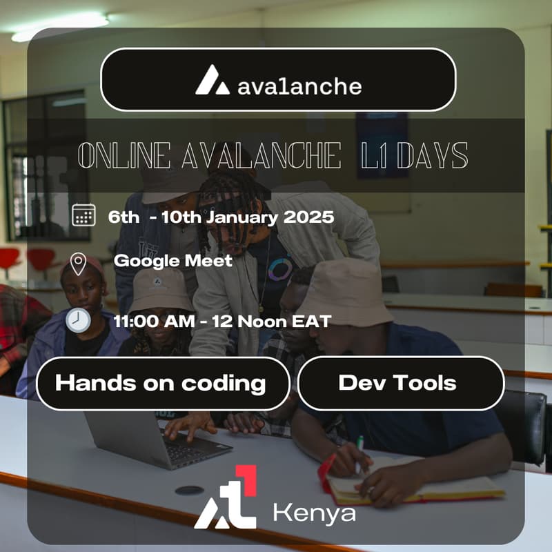 Cover Image for Online Avalanche L1 Days.