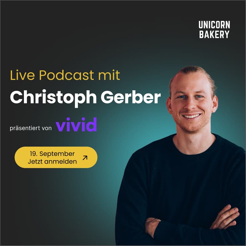 Cover Image for Gründung im KI-Zeitalter - Live Podcast mit Christoph Gerber (Mitgründer Talon.One & Lieferando)