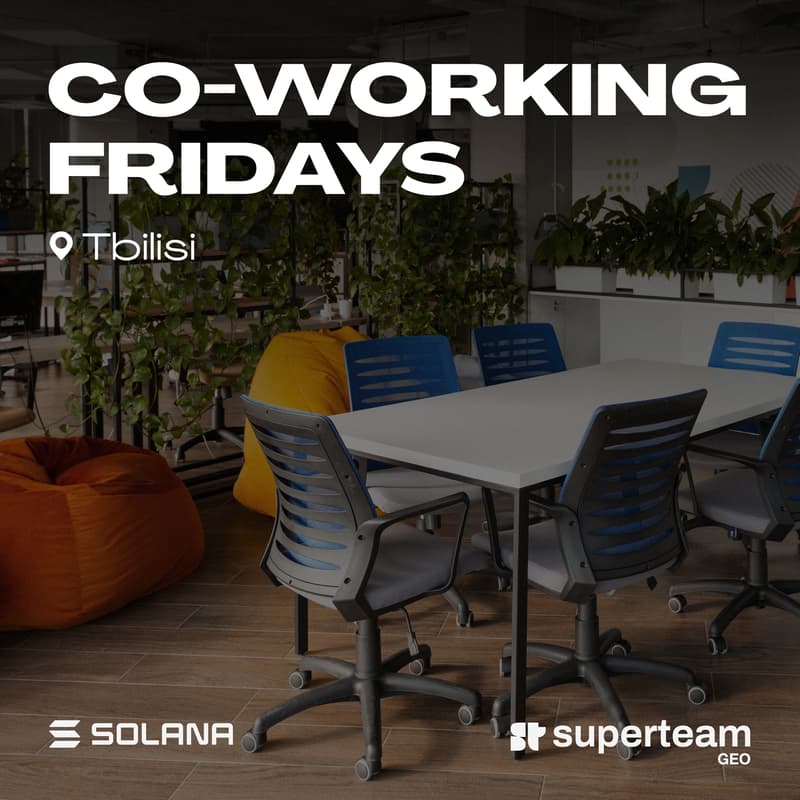 Cover Image for Solana Co-working Fridays | Tbilisi