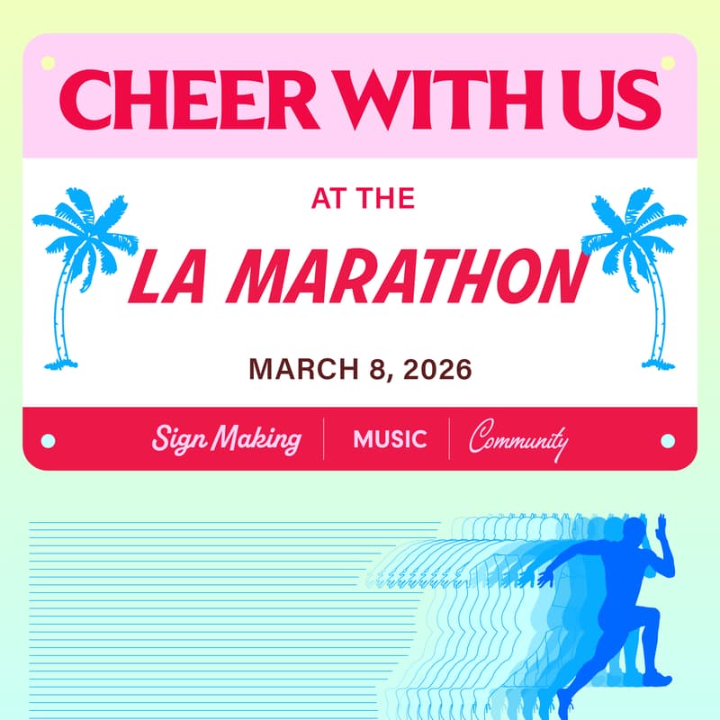 Cover Image for 📣 LA Marathon Cheer Station w/ Rae Huang