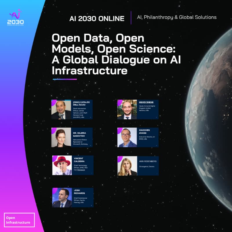 Cover Image for AI 2030 ONLINE-Open Data, Open Models, Open Science: A Global Dialogue on AI Infrastructure