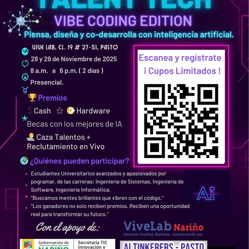 Cover Image for Talento Tech Hackathon Pasto 2025