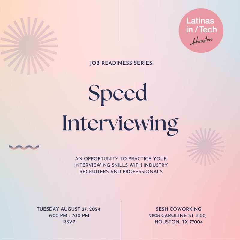 Cover Image for Speed Interviewing