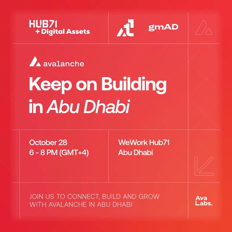 Cover Image for Avalanche x gmAD: Keep on Building in Abu Dhabi