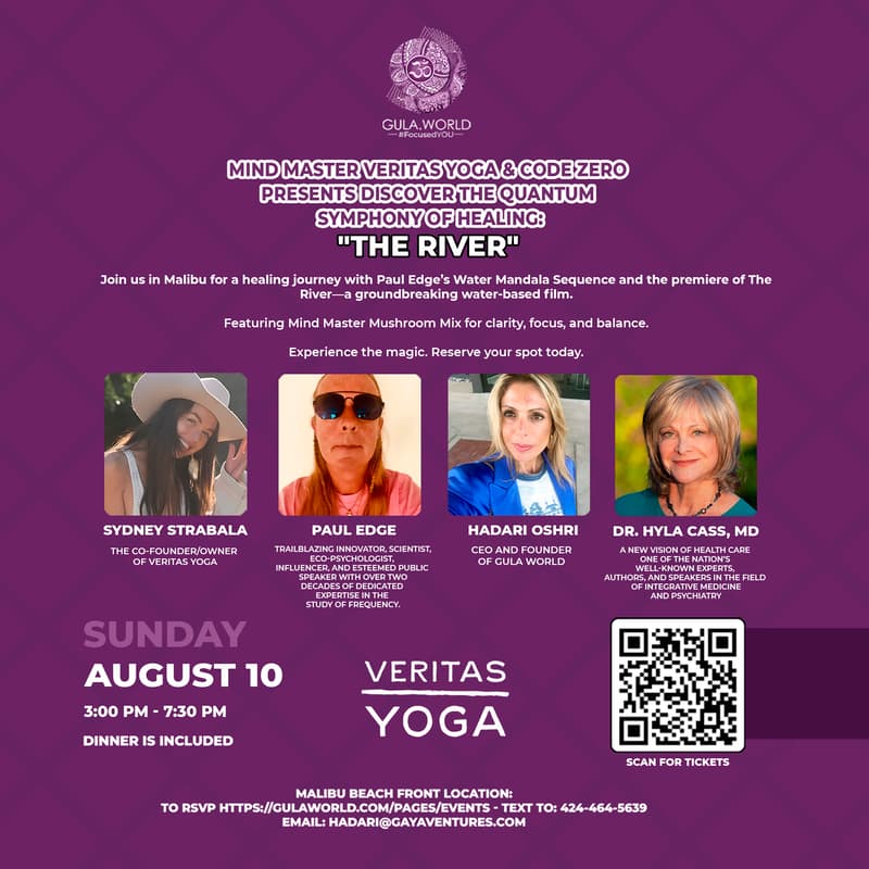 Cover Image for Mind Master Veritas Yoga & Code Zero Presents Discover the Quantum Symphony of Healing: "The River"