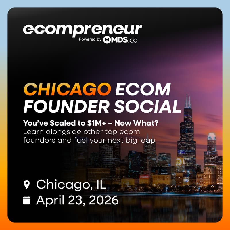 Cover Image for Chicago Ecom Founder Social April 2026