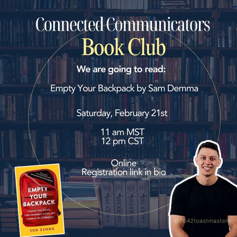 Cover Image for Book Club - Empty Your Backpack by Sam Demma