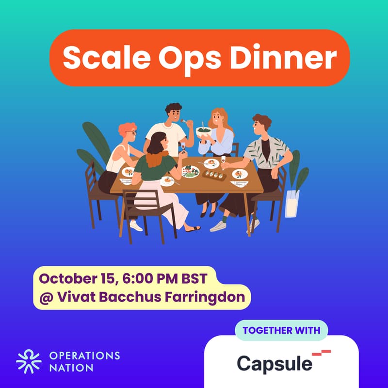 Cover Image for Scale Ops Dinner