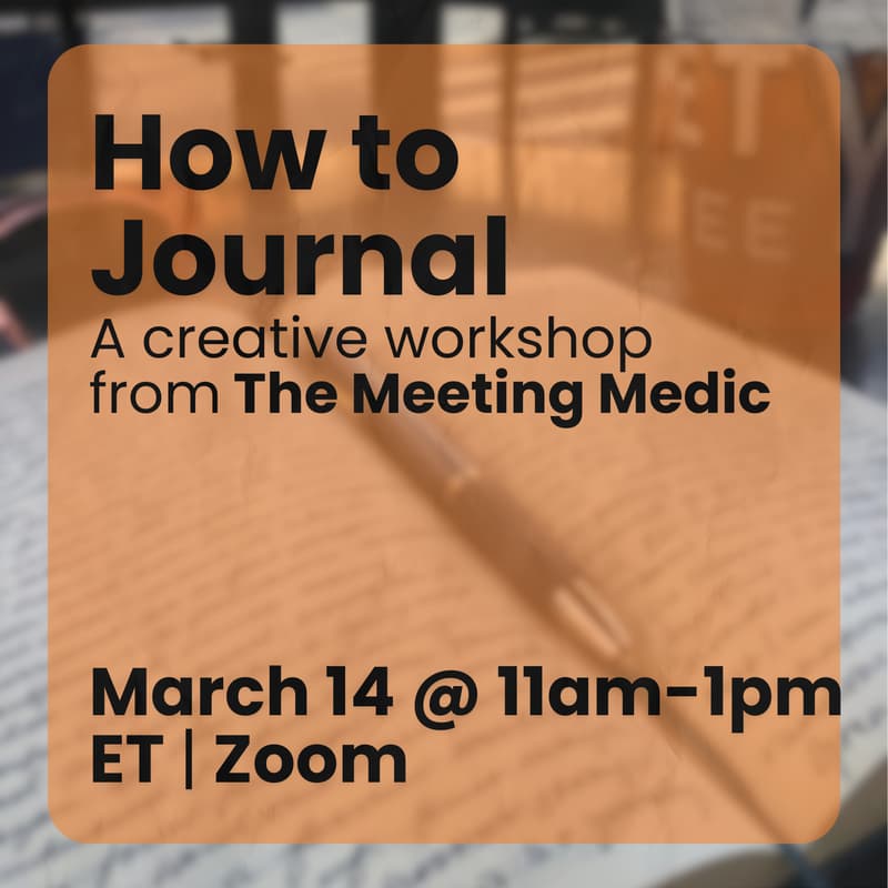 Cover Image for How To Journal - The Workshop