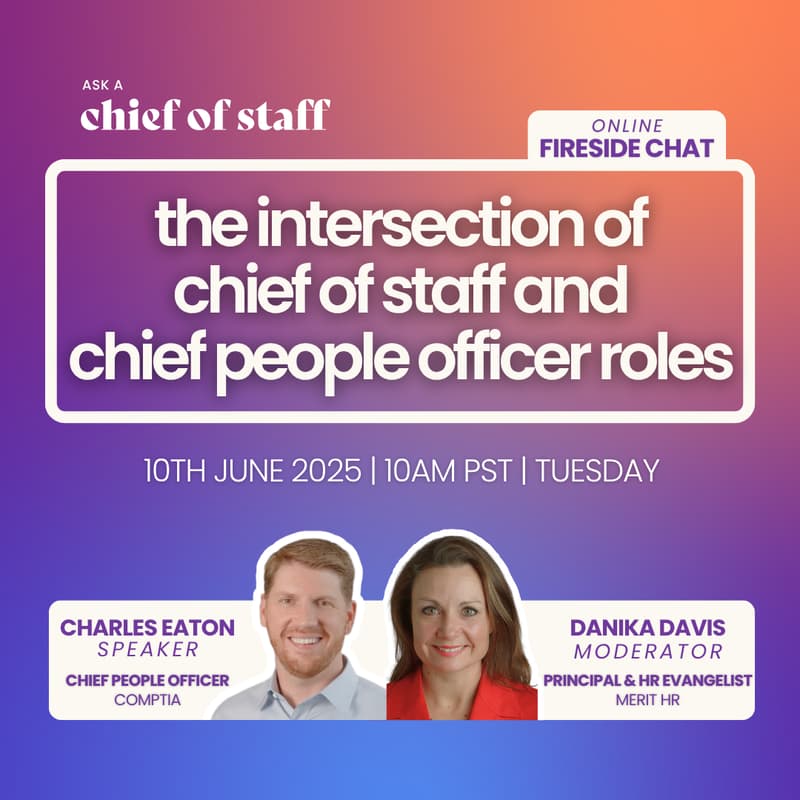 Cover Image for Ask a Chief of Staff: The Intersection of Chief of Staff and Chief People Officer Roles