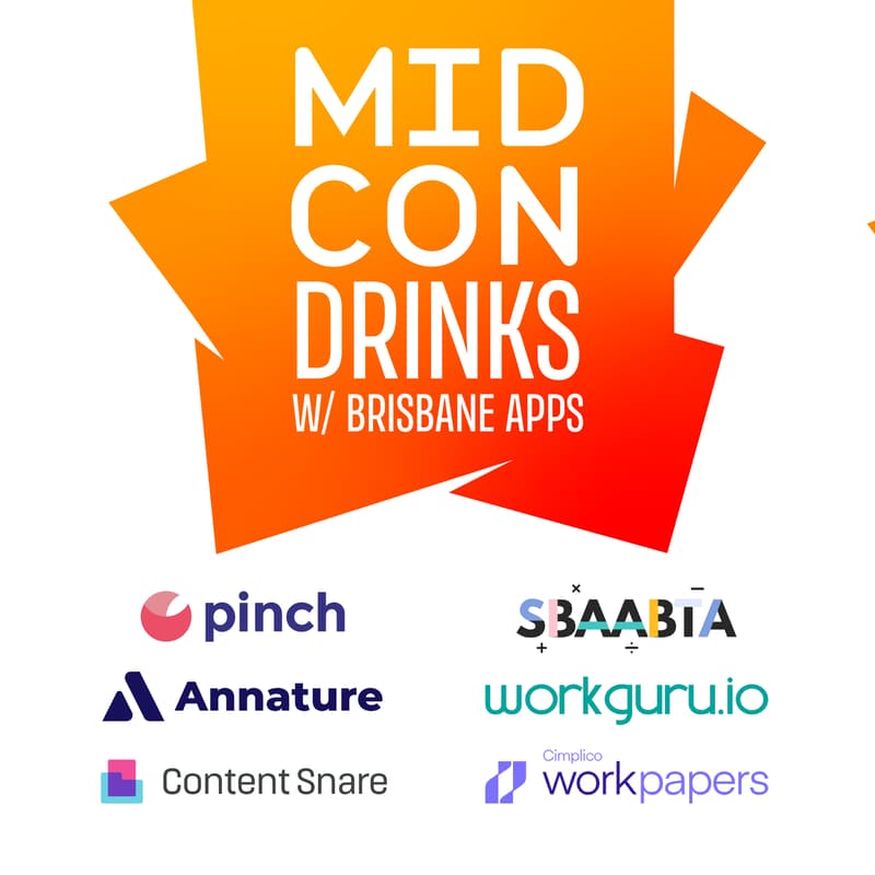 Cover Image for Midcon Drinks with Brisbane Apps