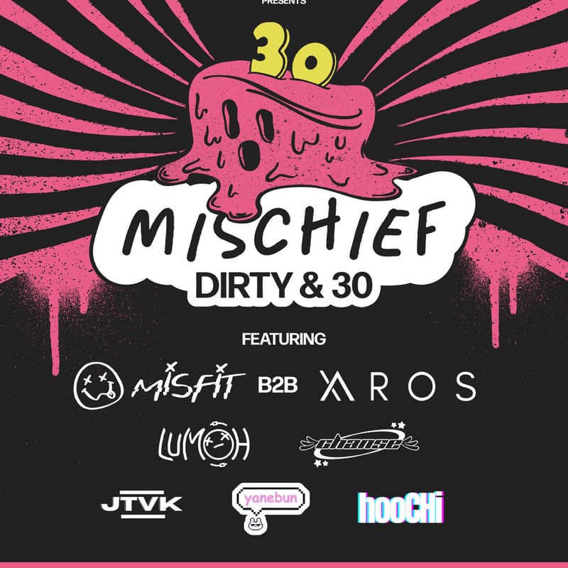 Cover Image for Paname SF Rave: Mischief Dirty & 30 🍸🪩
