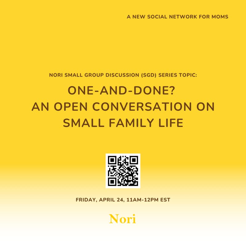 Cover Image for One-and-done? An Open Conversation on Small Family Life