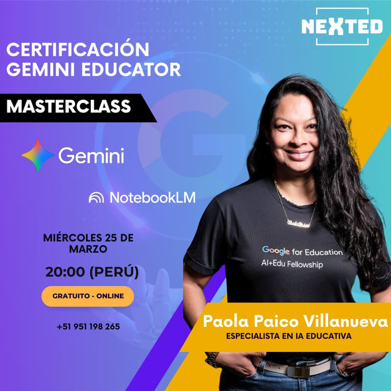 Cover Image for Masterclass : Certificación Gemini Educator