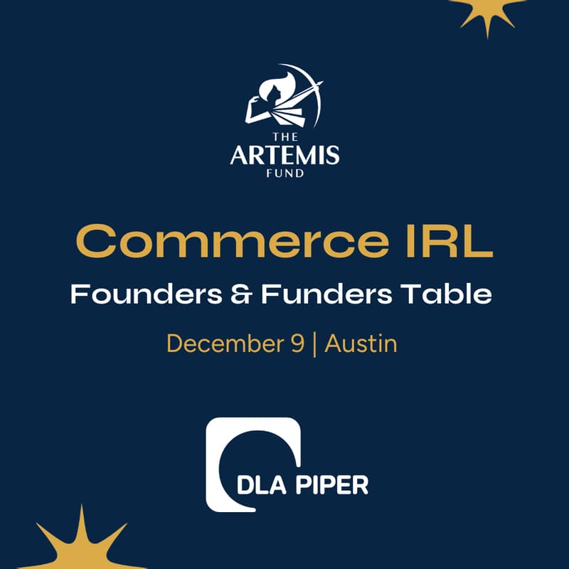 Cover Image for Commerce IRL: Founders & Funders Table