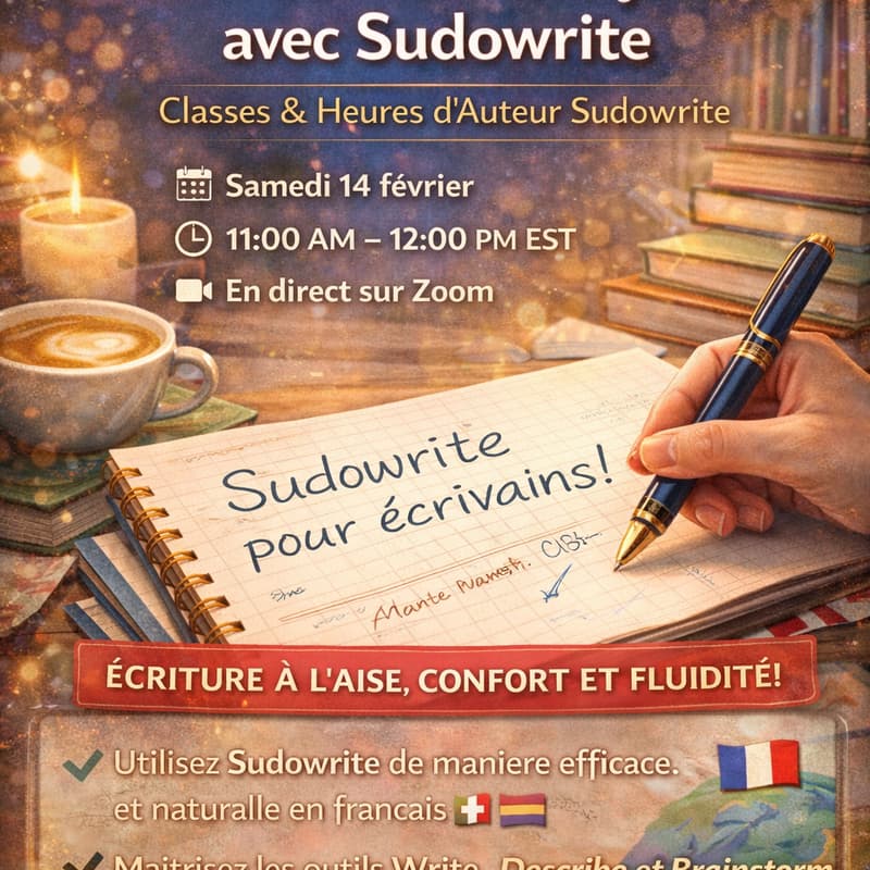 Cover Image for Quick Start: Ecrire en Francais avec Sudowrite